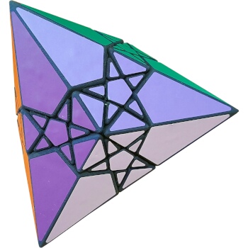 The Skyglobe in shape of a triakis tetrahedron.