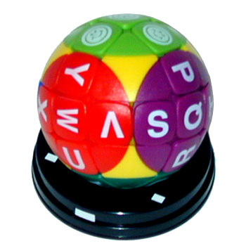 TwistyPuzzles.com > Museum > Mystic I.Q. Ball (aka Chromo Ball, Chromosix)