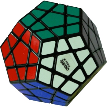 A 2015 version of the megaminx, sold by Calvin's Puzzles.