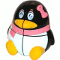 A 2x2x2 in shape of a female penguin.