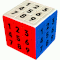 The Sliding 3x3x3 as a mass produced puzzles, inluding numbered tiles. 